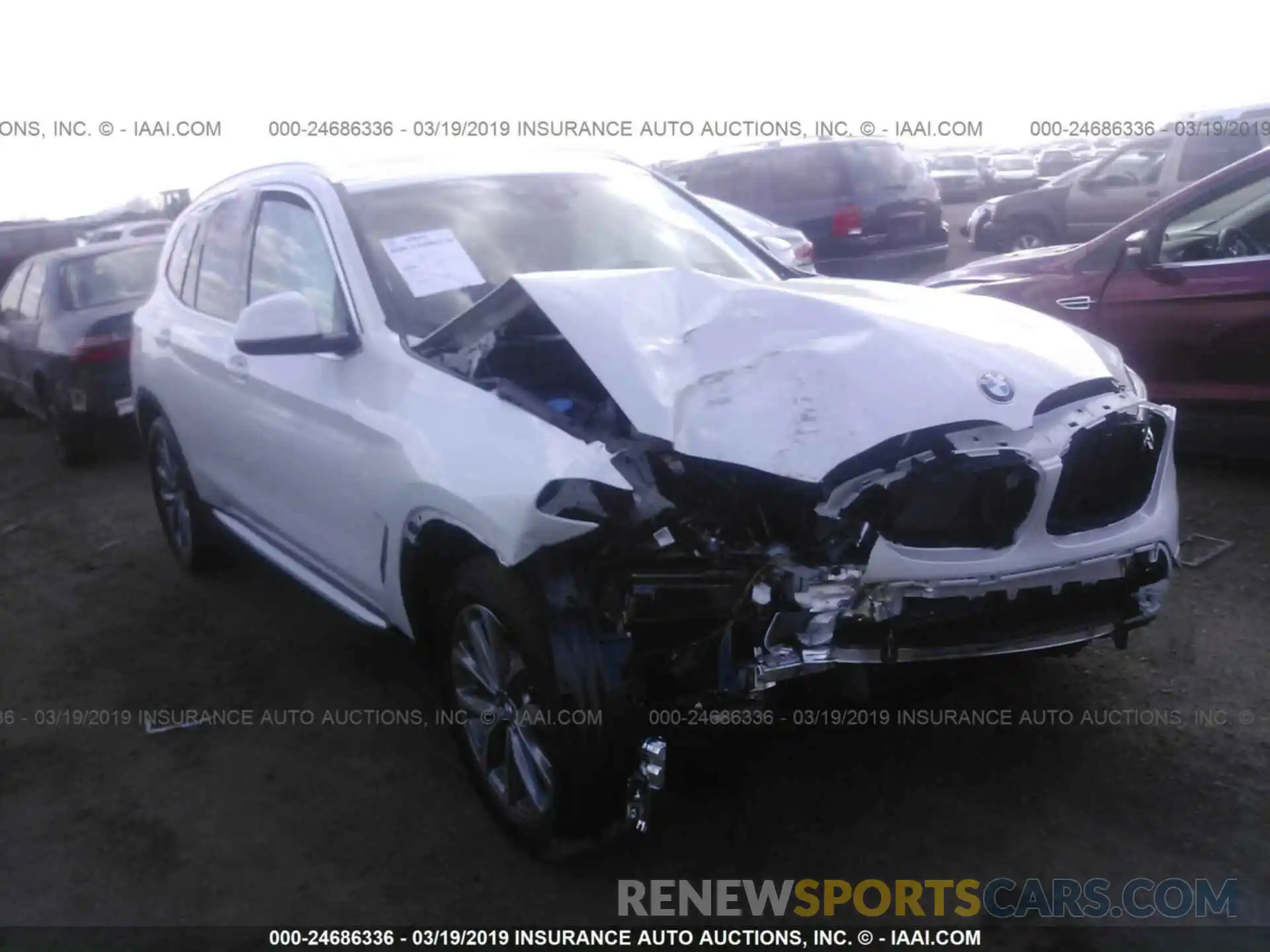 1 Photograph of a damaged car 5UXTR9C57KLE19853 BMW X3 2019