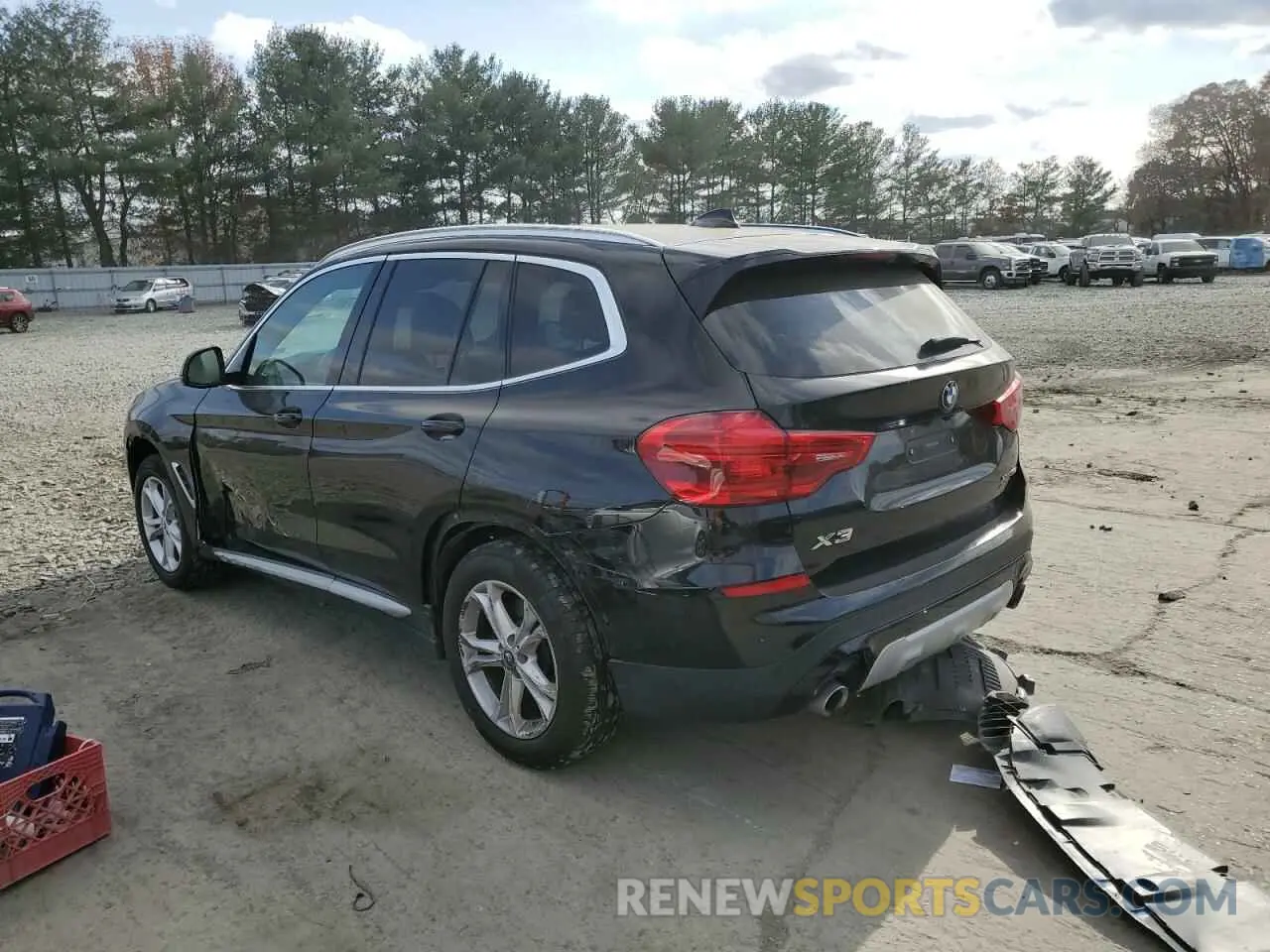 2 Photograph of a damaged car 5UXTR9C57KLP77189 BMW X3 2019