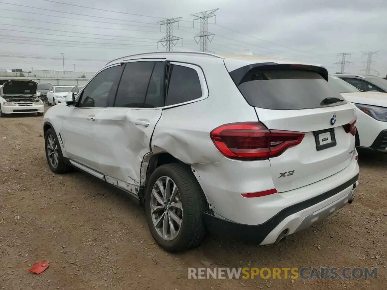 2 Photograph of a damaged car 5UXTR9C57KLP89052 BMW X3 2019