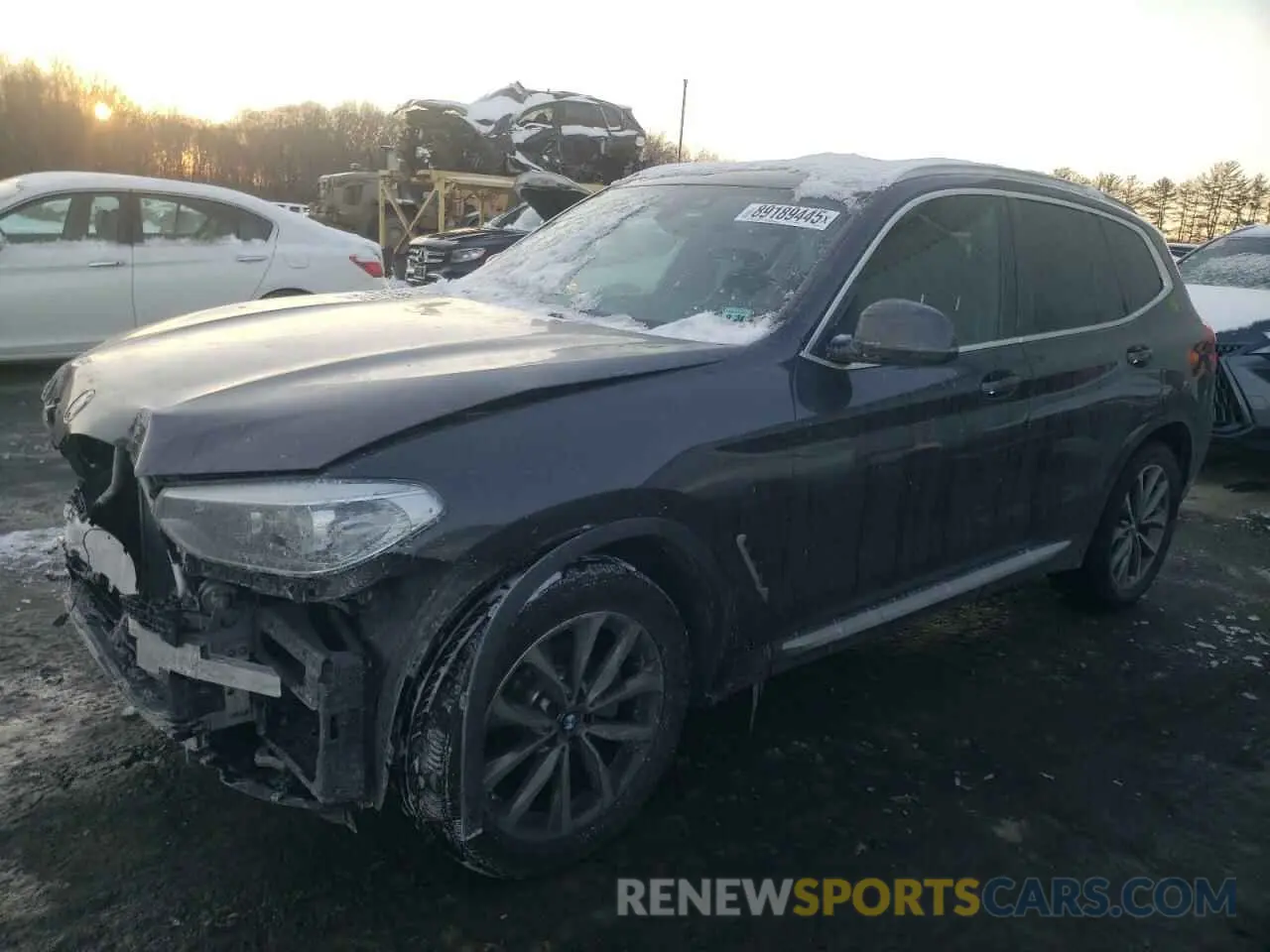 1 Photograph of a damaged car 5UXTR9C57KLP91755 BMW X3 2019