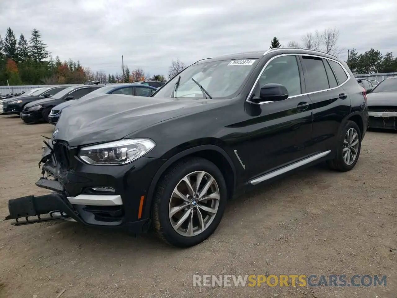 1 Photograph of a damaged car 5UXTR9C57KLP92842 BMW X3 2019