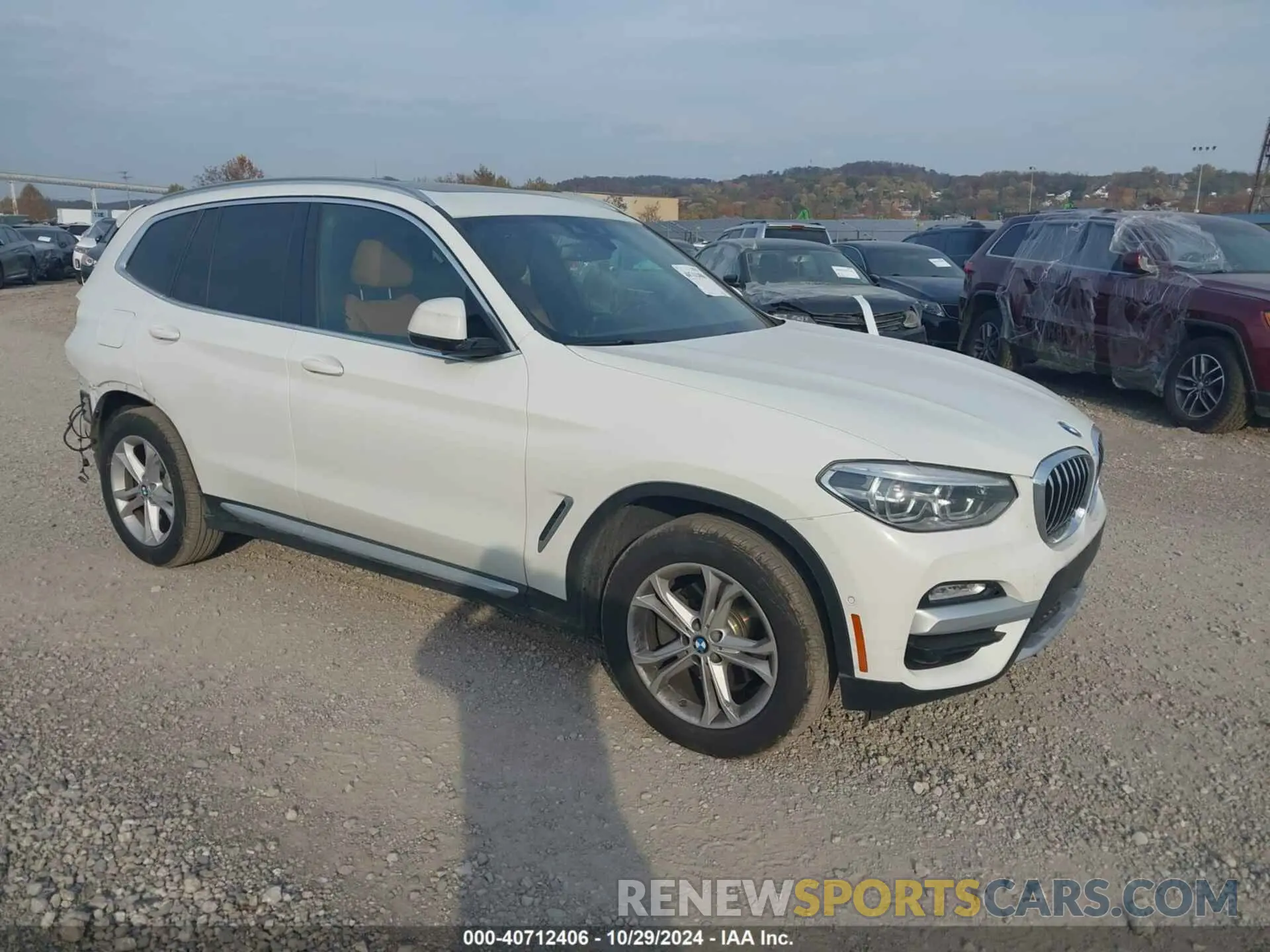 1 Photograph of a damaged car 5UXTR9C57KLR10727 BMW X3 2019