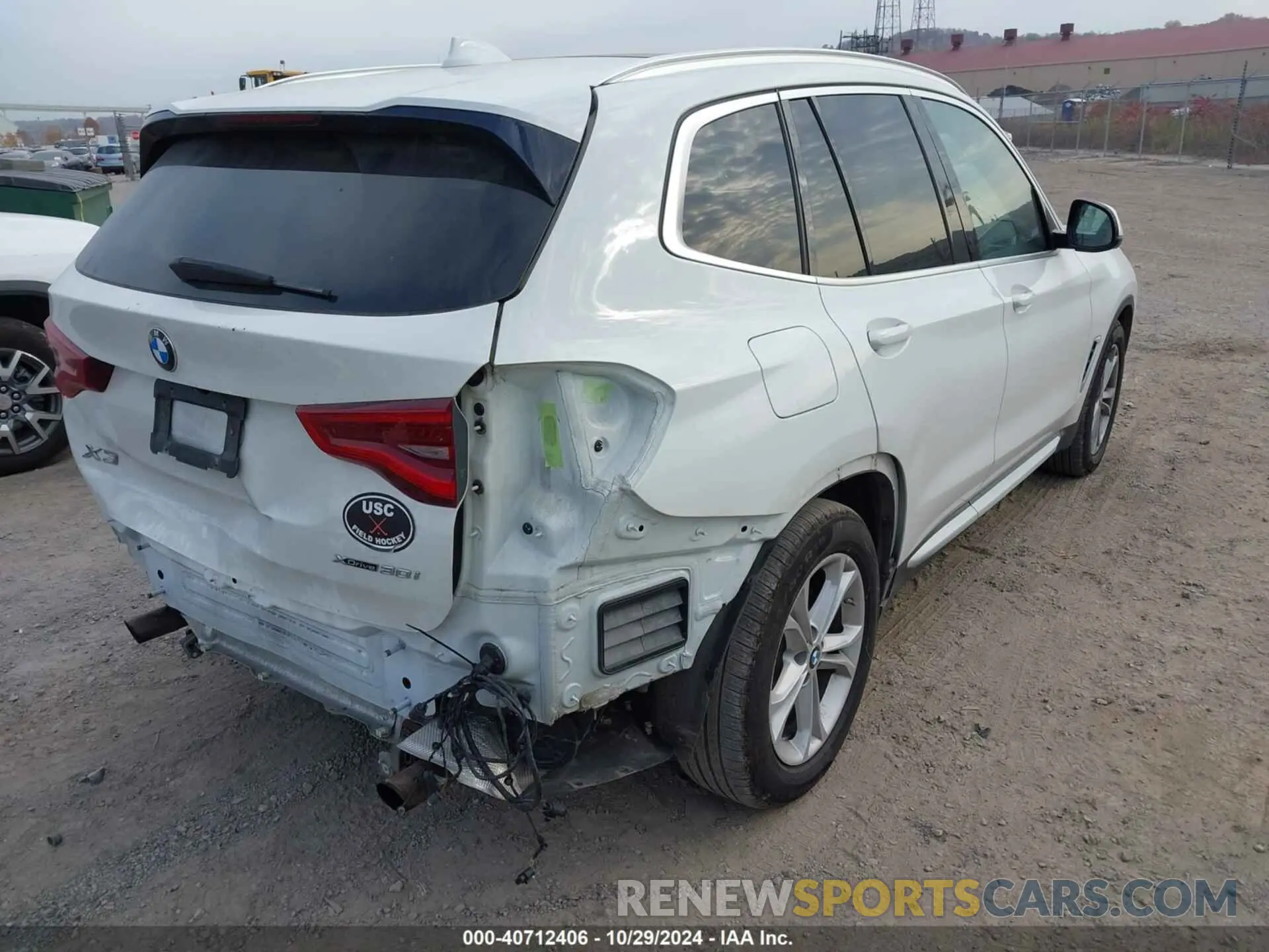4 Photograph of a damaged car 5UXTR9C57KLR10727 BMW X3 2019