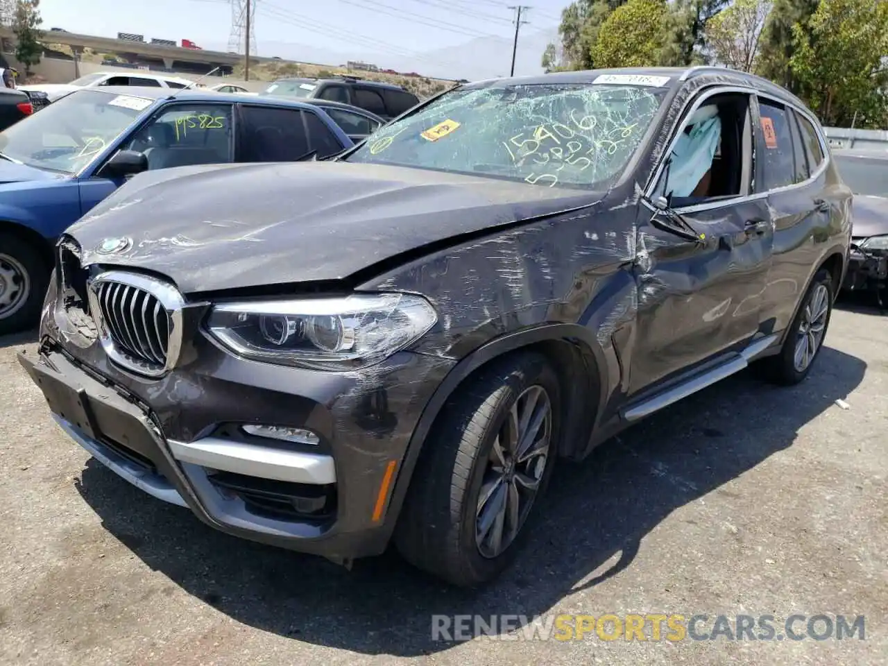 2 Photograph of a damaged car 5UXTR9C58KLD98527 BMW X3 2019