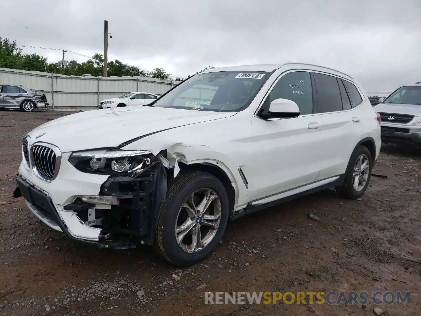 2 Photograph of a damaged car 5UXTR9C58KLE18663 BMW X3 2019