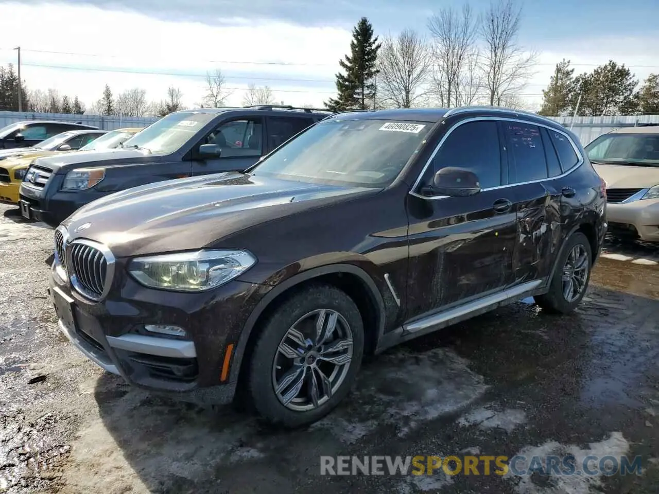1 Photograph of a damaged car 5UXTR9C58KLP83549 BMW X3 2019