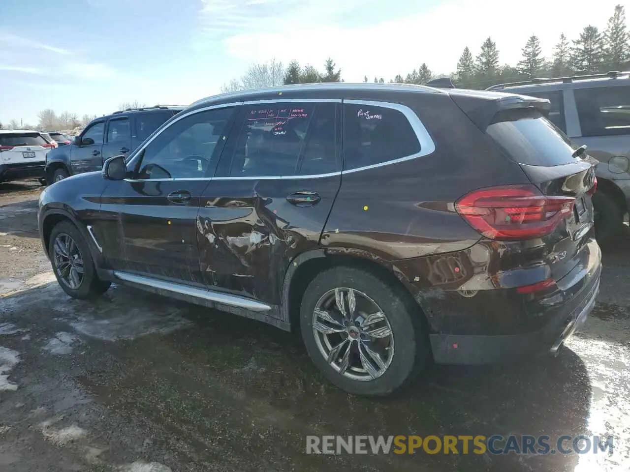2 Photograph of a damaged car 5UXTR9C58KLP83549 BMW X3 2019