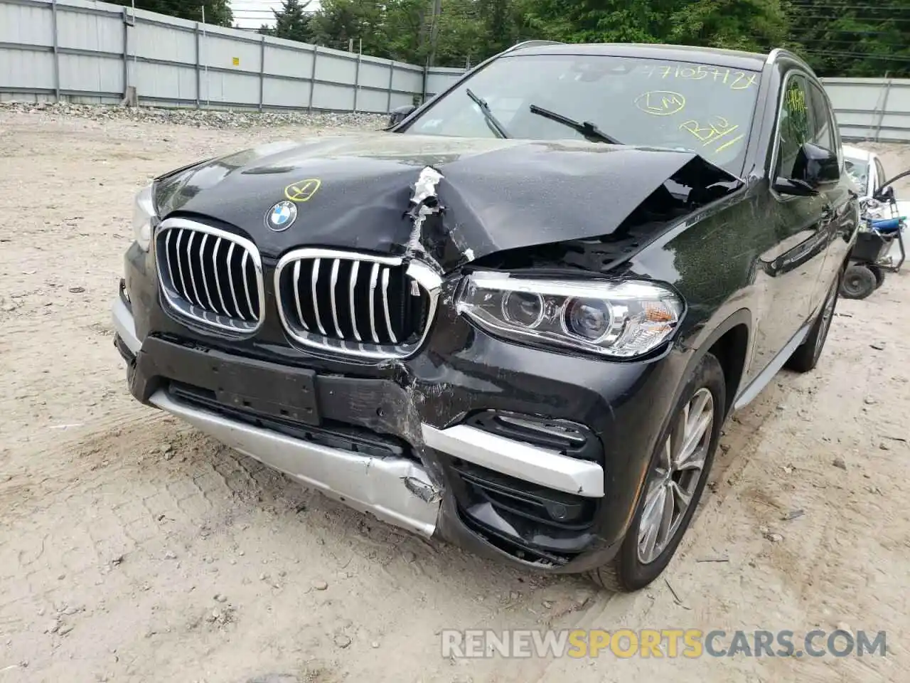 9 Photograph of a damaged car 5UXTR9C58KLP83776 BMW X3 2019