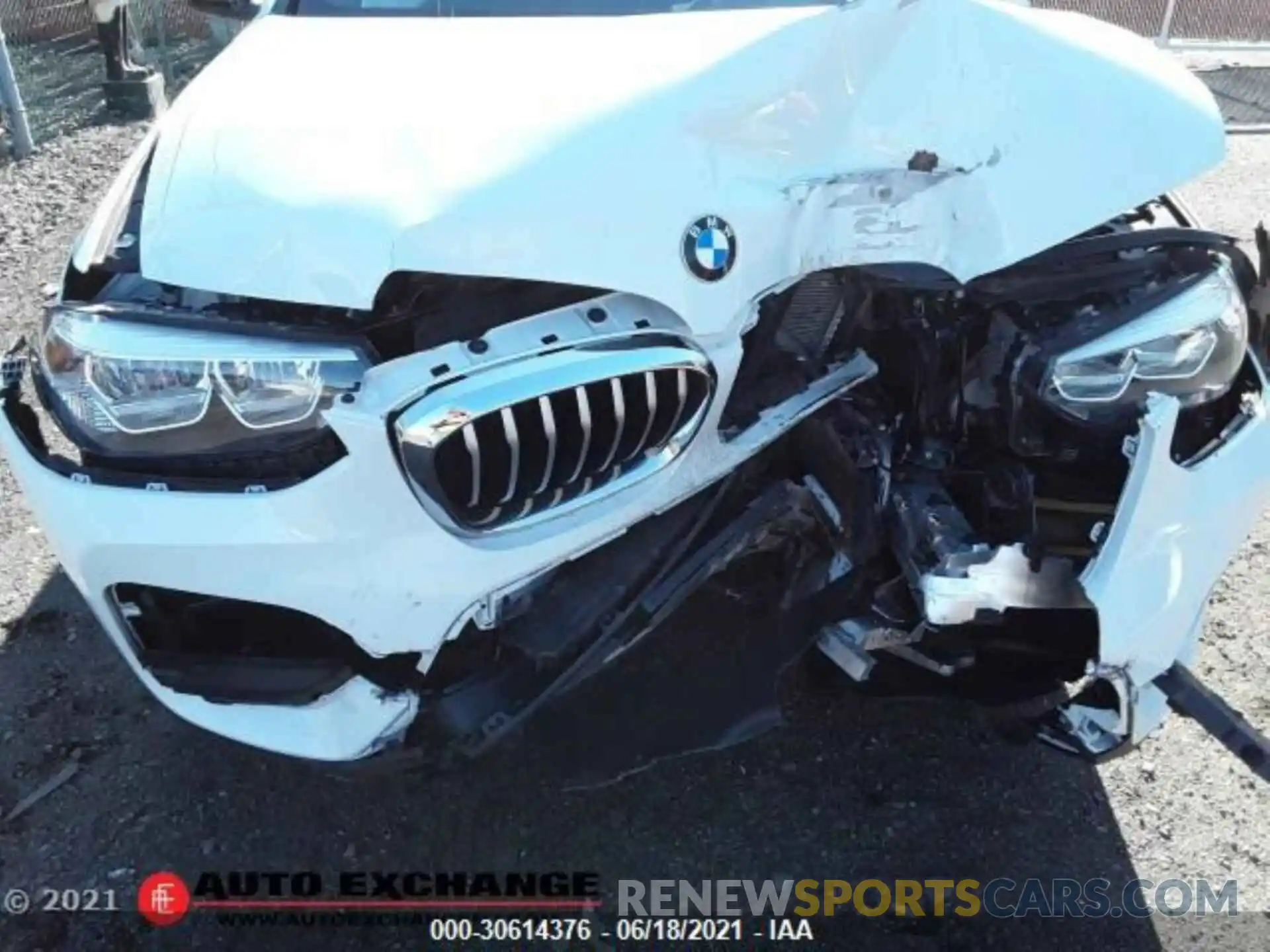 1 Photograph of a damaged car 5UXTR9C58KLP88444 BMW X3 2019