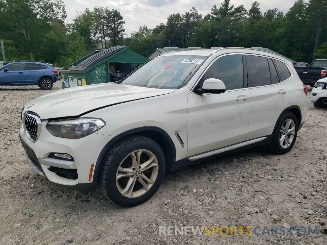 1 Photograph of a damaged car 5UXTR9C58KLR07111 BMW X3 2019