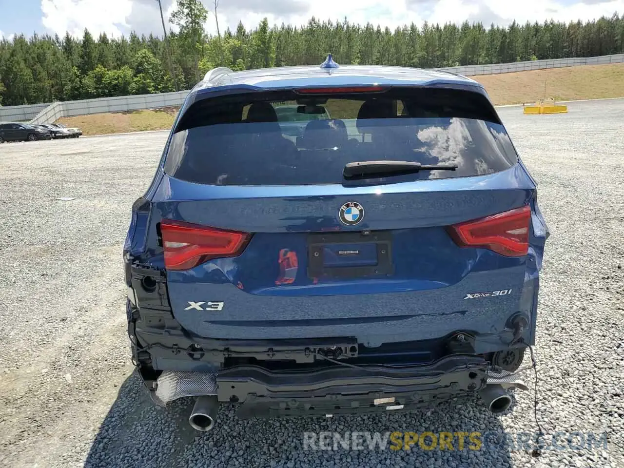 6 Photograph of a damaged car 5UXTR9C59KLR04797 BMW X3 2019