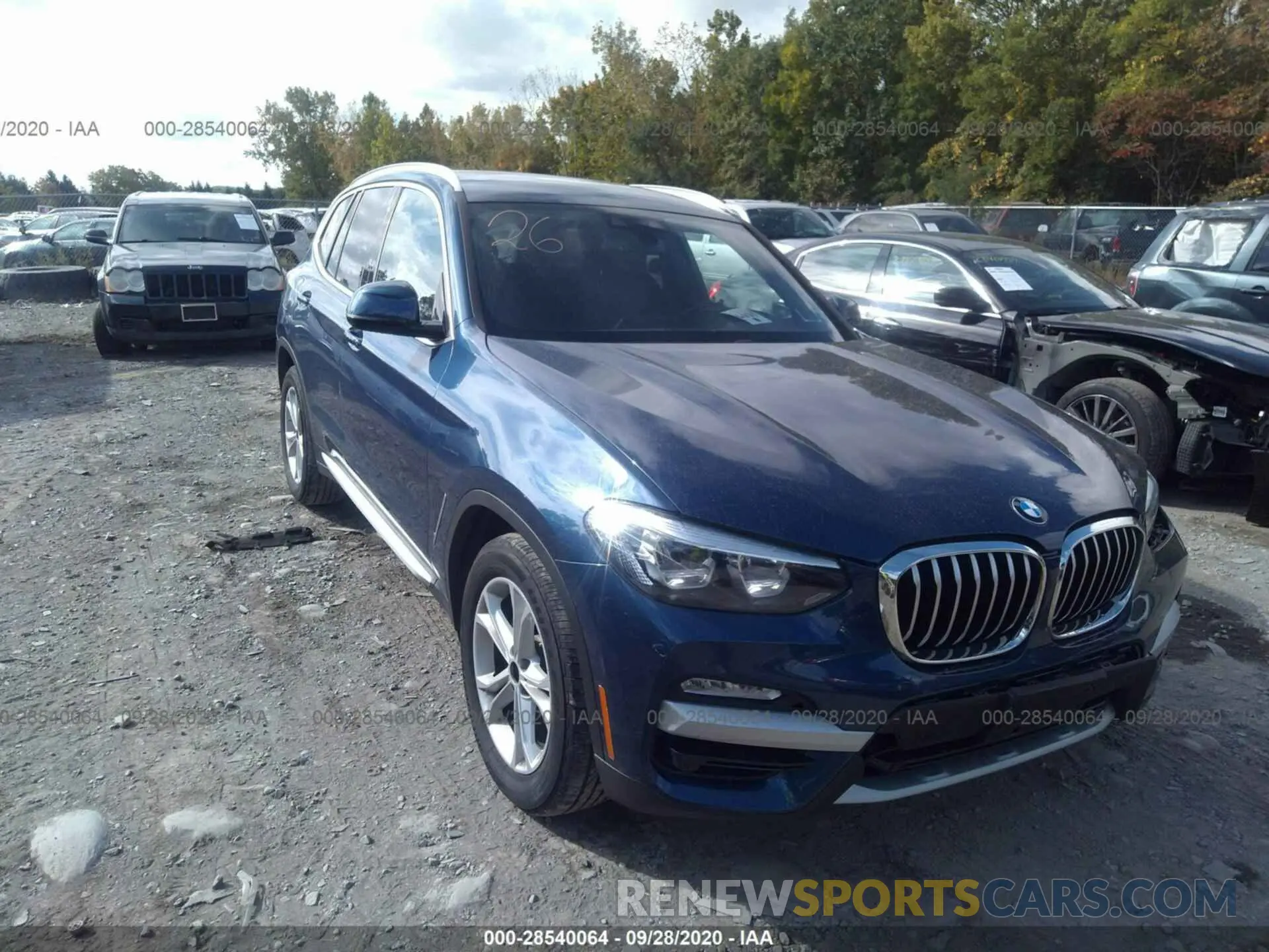 1 Photograph of a damaged car 5UXTR9C59KLR06100 BMW X3 2019