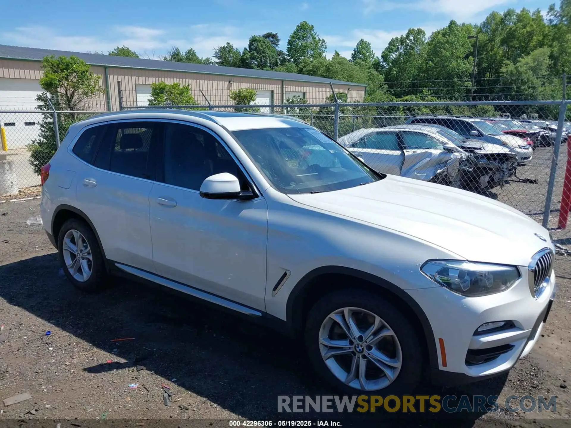 1 Photograph of a damaged car 5UXTR9C5XKLD90591 BMW X3 2019