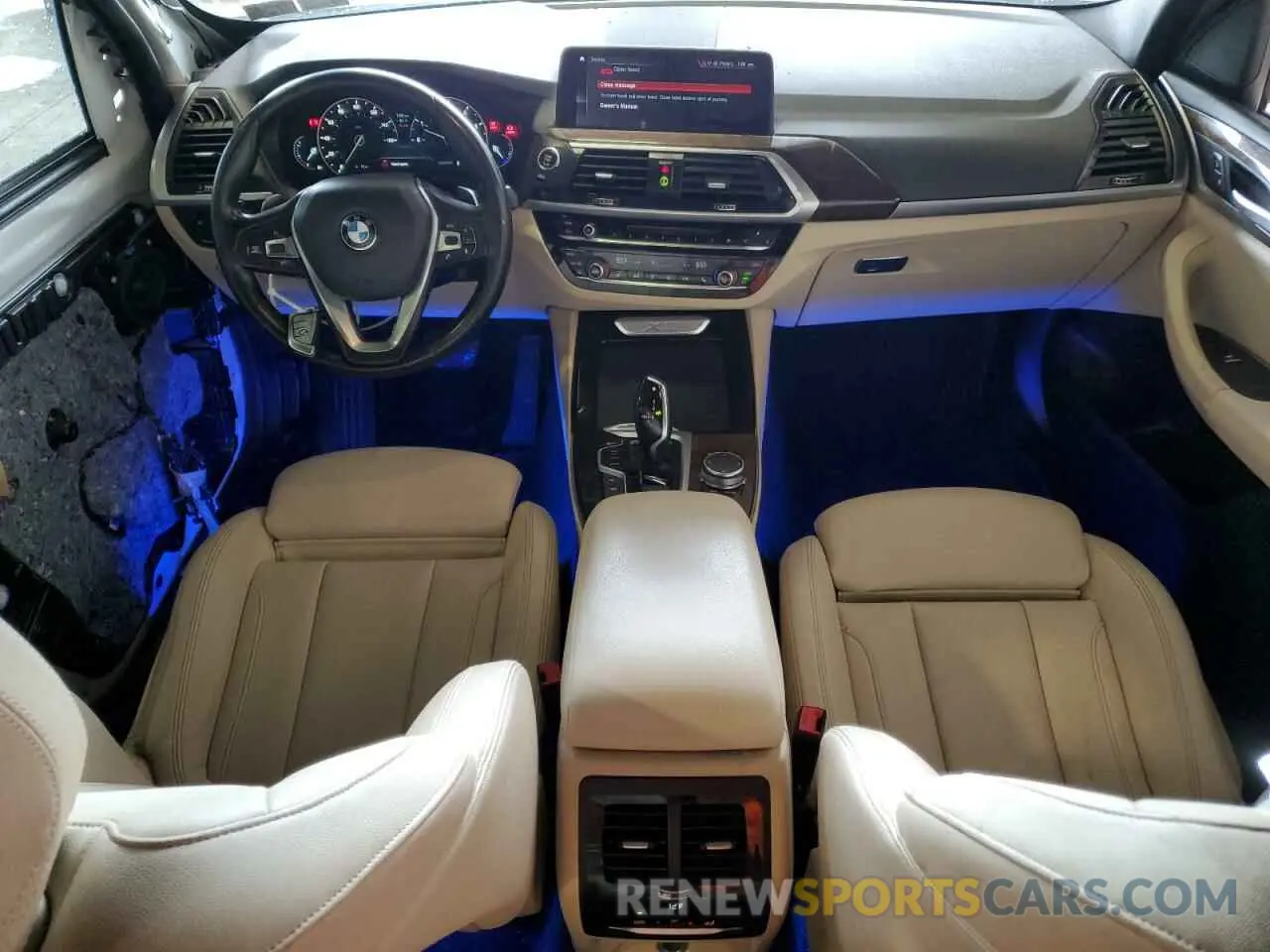 8 Photograph of a damaged car 5UXTR9C5XKLD93622 BMW X3 2019