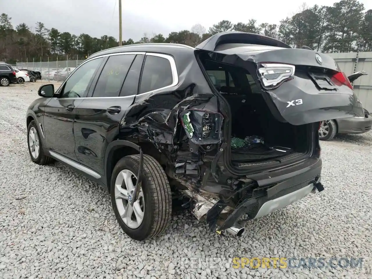 3 Photograph of a damaged car 5UXTR9C5XKLD94995 BMW X3 2019