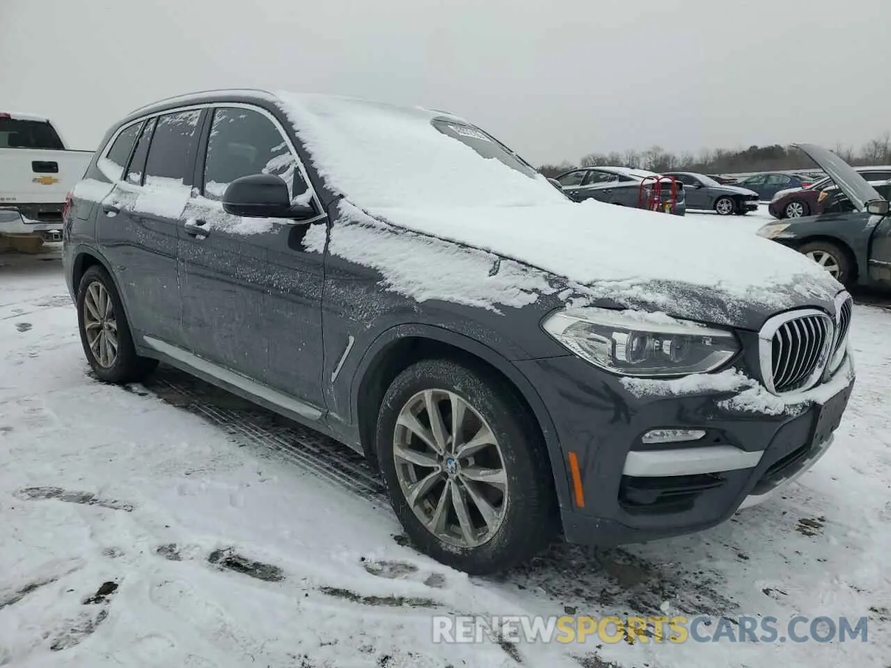 4 Photograph of a damaged car 5UXTR9C5XKLP83620 BMW X3 2019