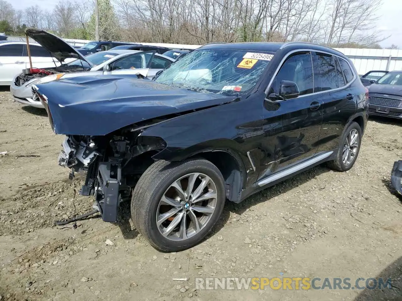 1 Photograph of a damaged car 5UXTR9C5XKLP84444 BMW X3 2019