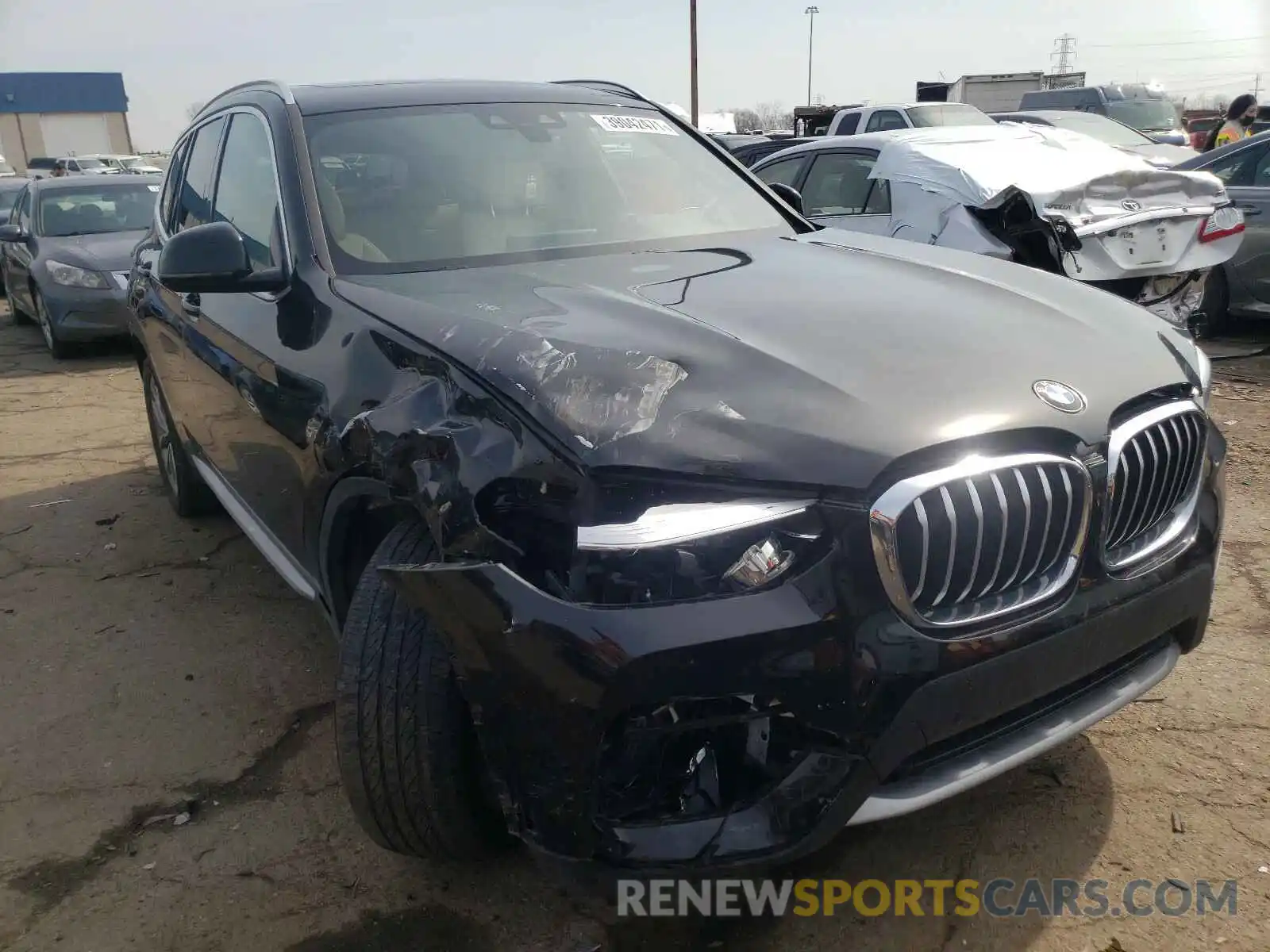 1 Photograph of a damaged car 5UXTR9C5XKLP85061 BMW X3 2019