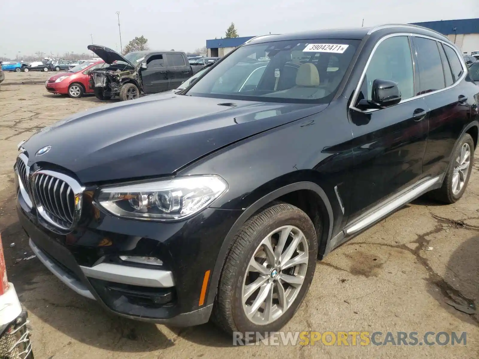 2 Photograph of a damaged car 5UXTR9C5XKLP85061 BMW X3 2019