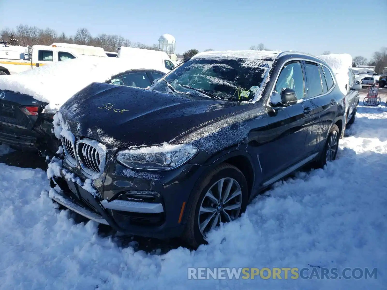 2 Photograph of a damaged car 5UXTR9C5XKLP90339 BMW X3 2019