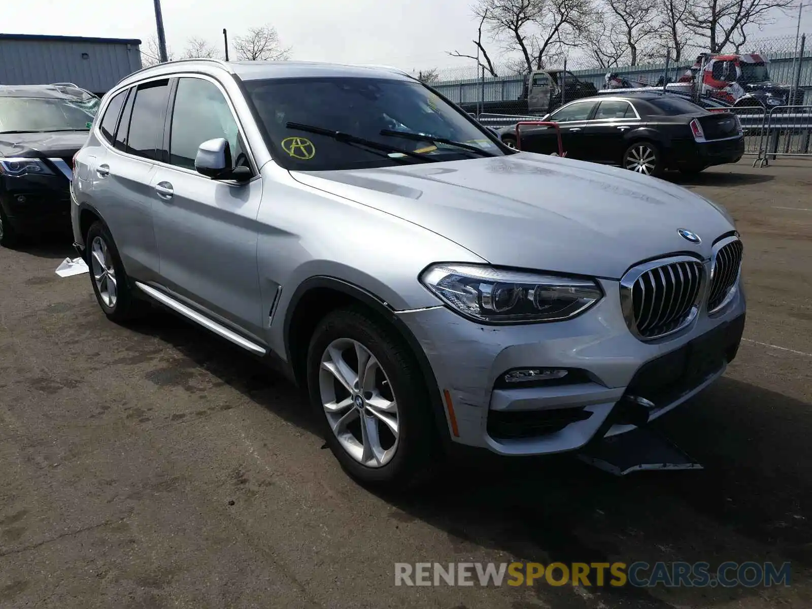 1 Photograph of a damaged car 5UXTR9C5XKLP96870 BMW X3 2019