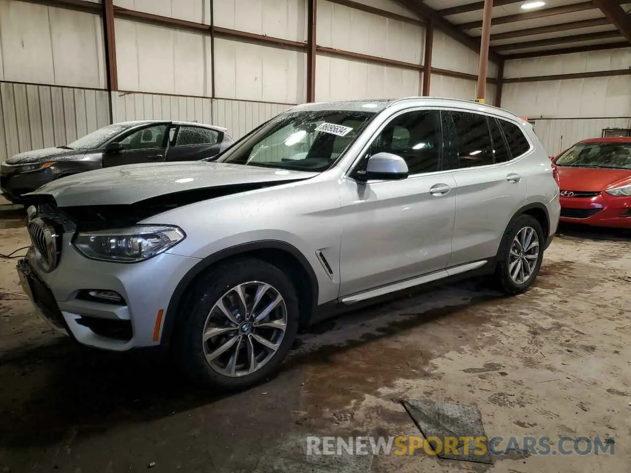1 Photograph of a damaged car 5UXTR9C5XKLR06090 BMW X3 2019