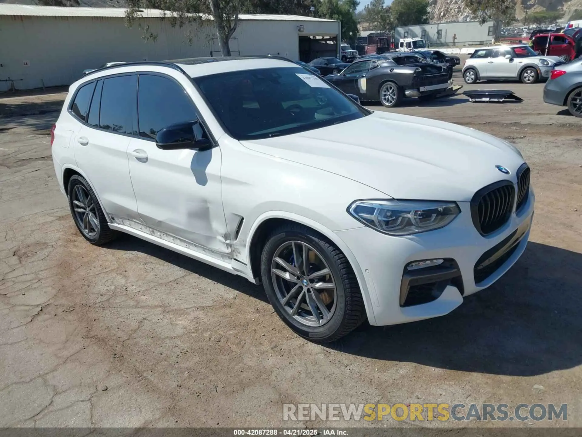 1 Photograph of a damaged car 5UXTS3C50K0Z04822 BMW X3 2019