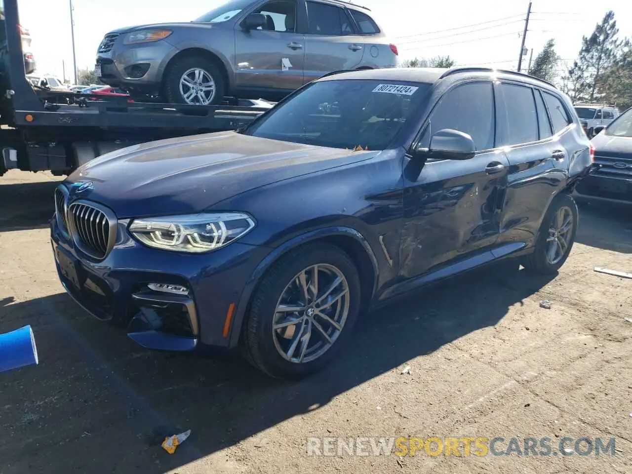1 Photograph of a damaged car 5UXTS3C50K0Z09891 BMW X3 2019