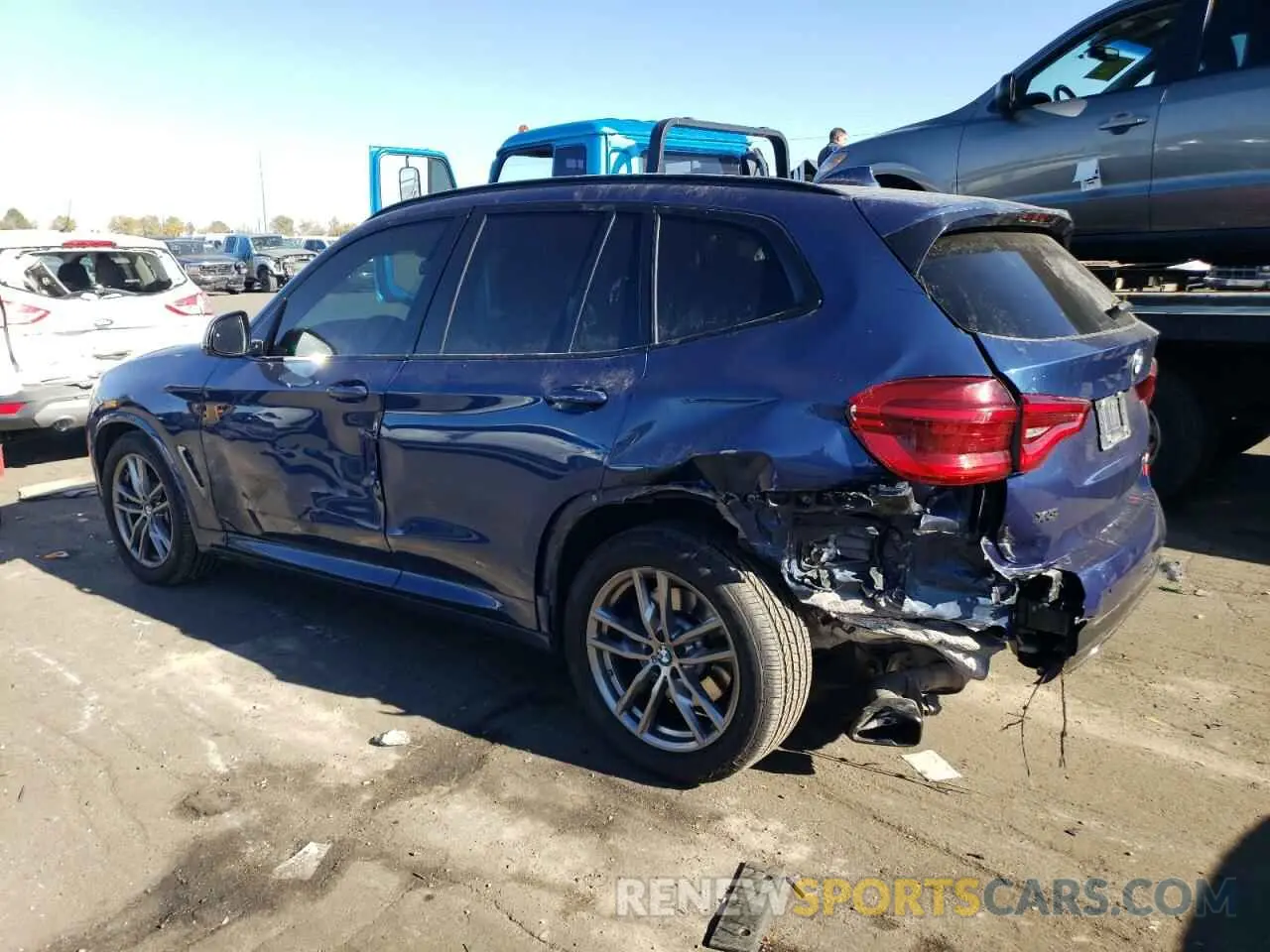 2 Photograph of a damaged car 5UXTS3C50K0Z09891 BMW X3 2019