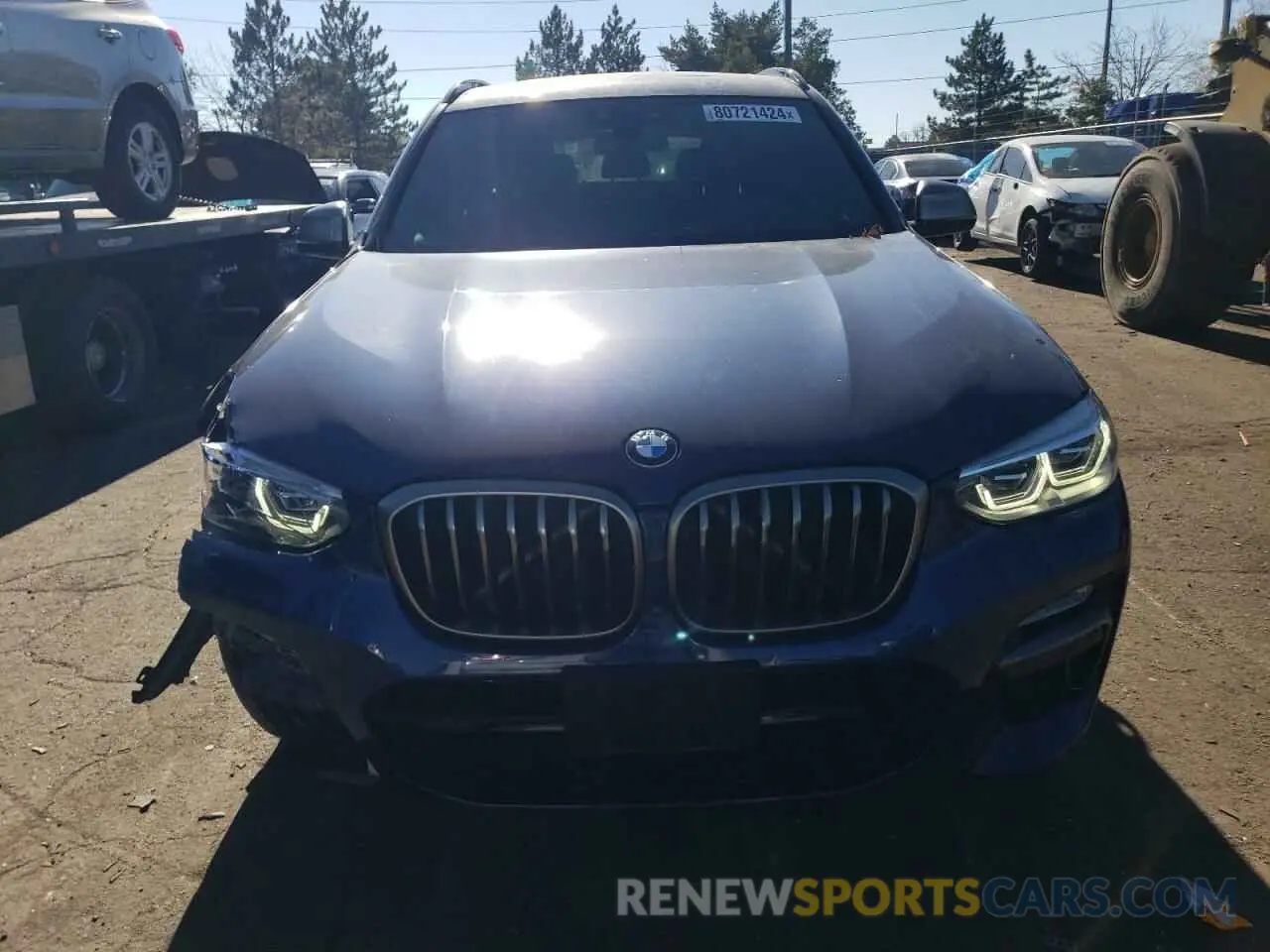 5 Photograph of a damaged car 5UXTS3C50K0Z09891 BMW X3 2019