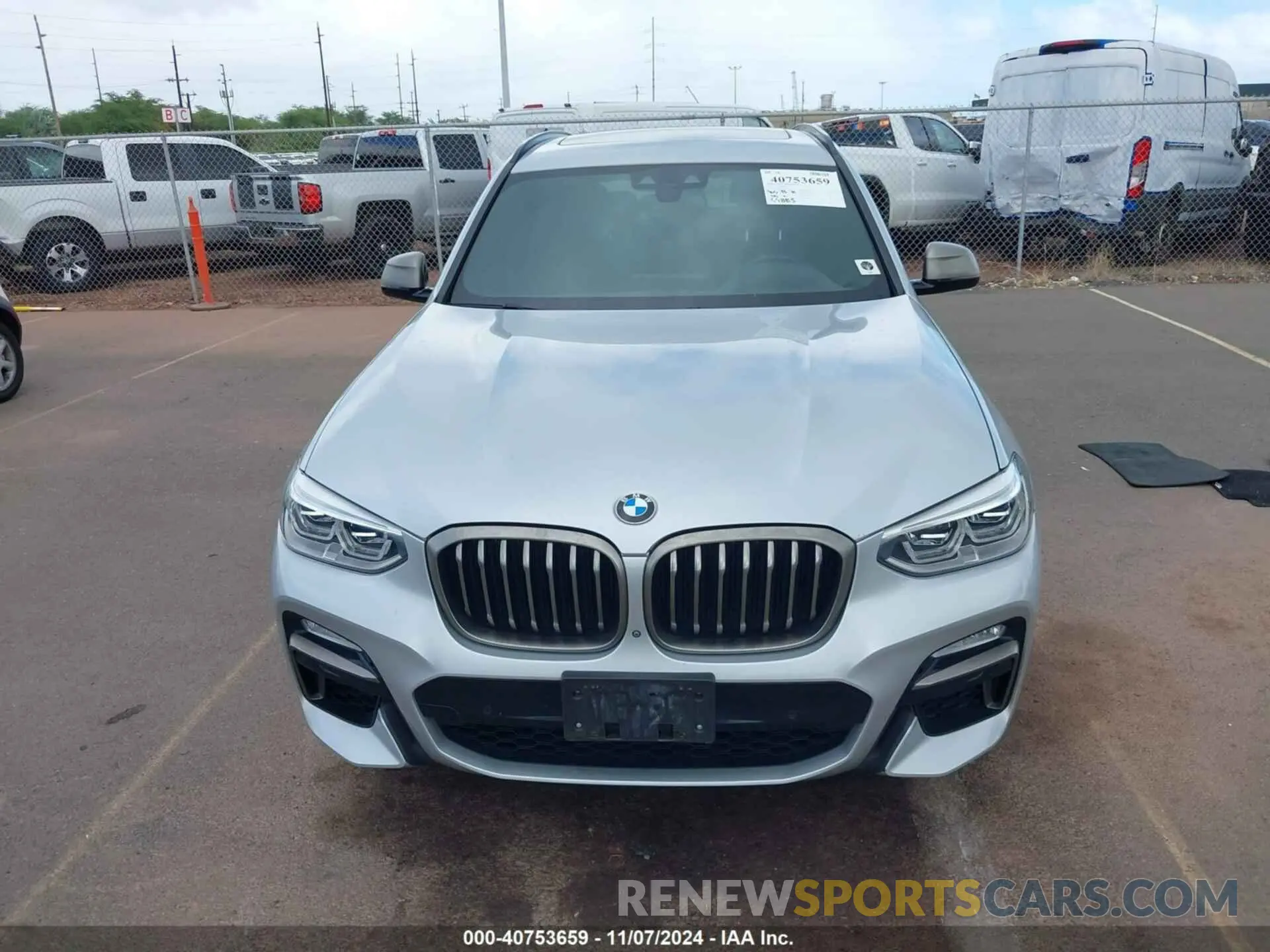 6 Photograph of a damaged car 5UXTS3C50K0Z09941 BMW X3 2019
