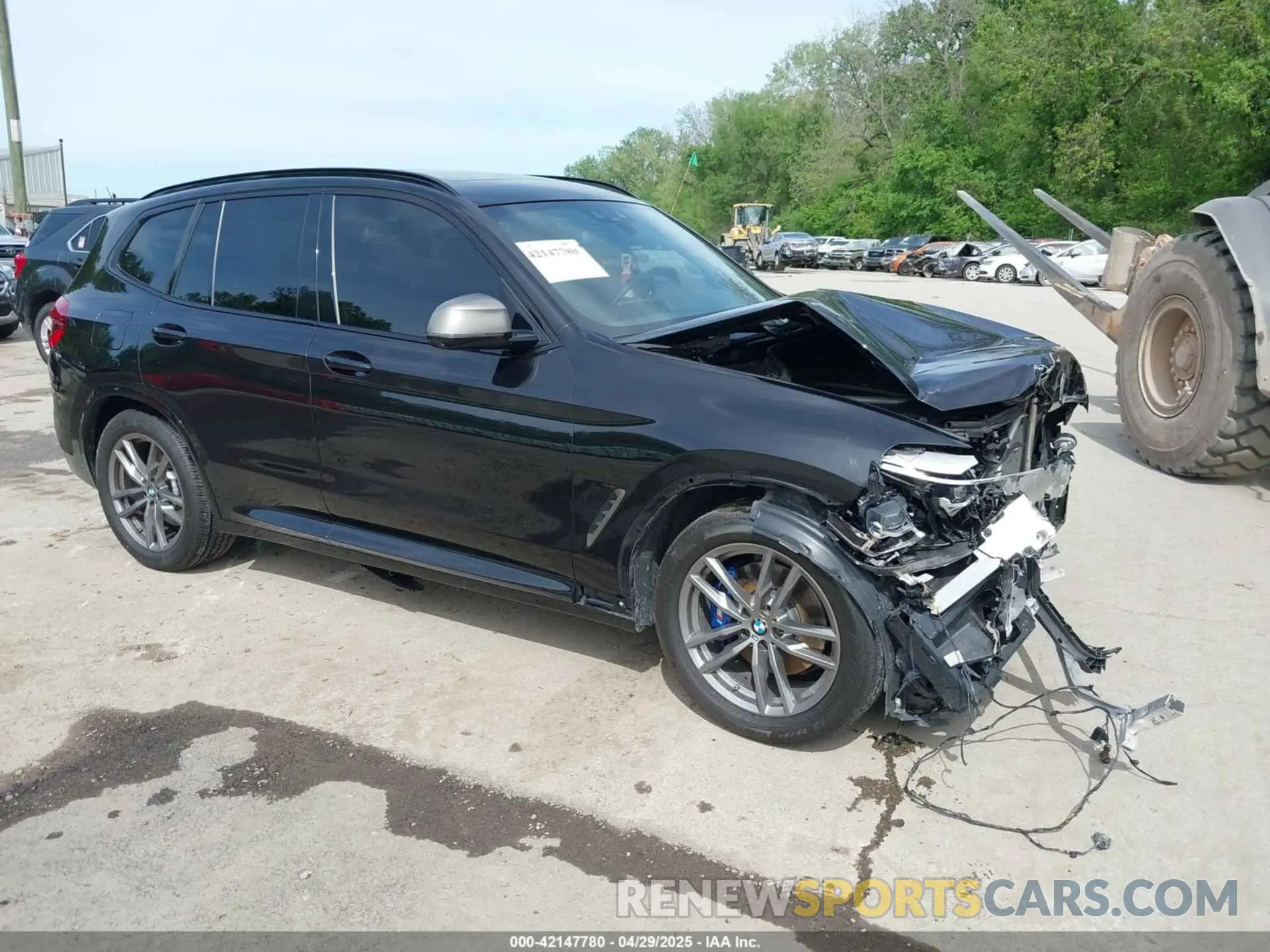 1 Photograph of a damaged car 5UXTS3C52K0Z07169 BMW X3 2019