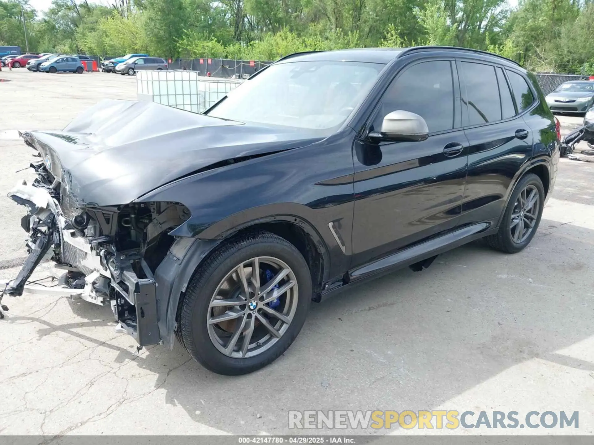 2 Photograph of a damaged car 5UXTS3C52K0Z07169 BMW X3 2019
