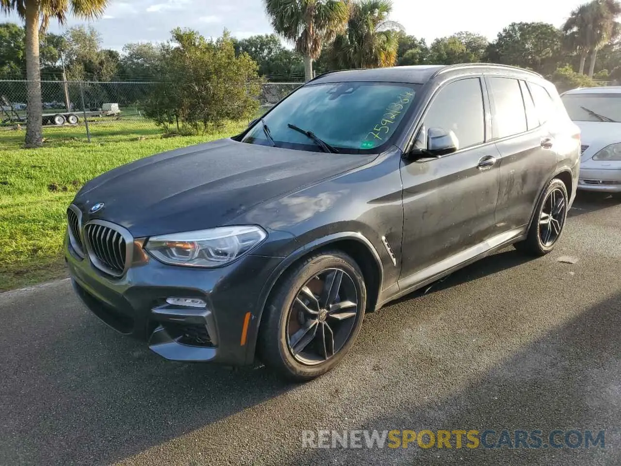 1 Photograph of a damaged car 5UXTS3C53K0Z07536 BMW X3 2019