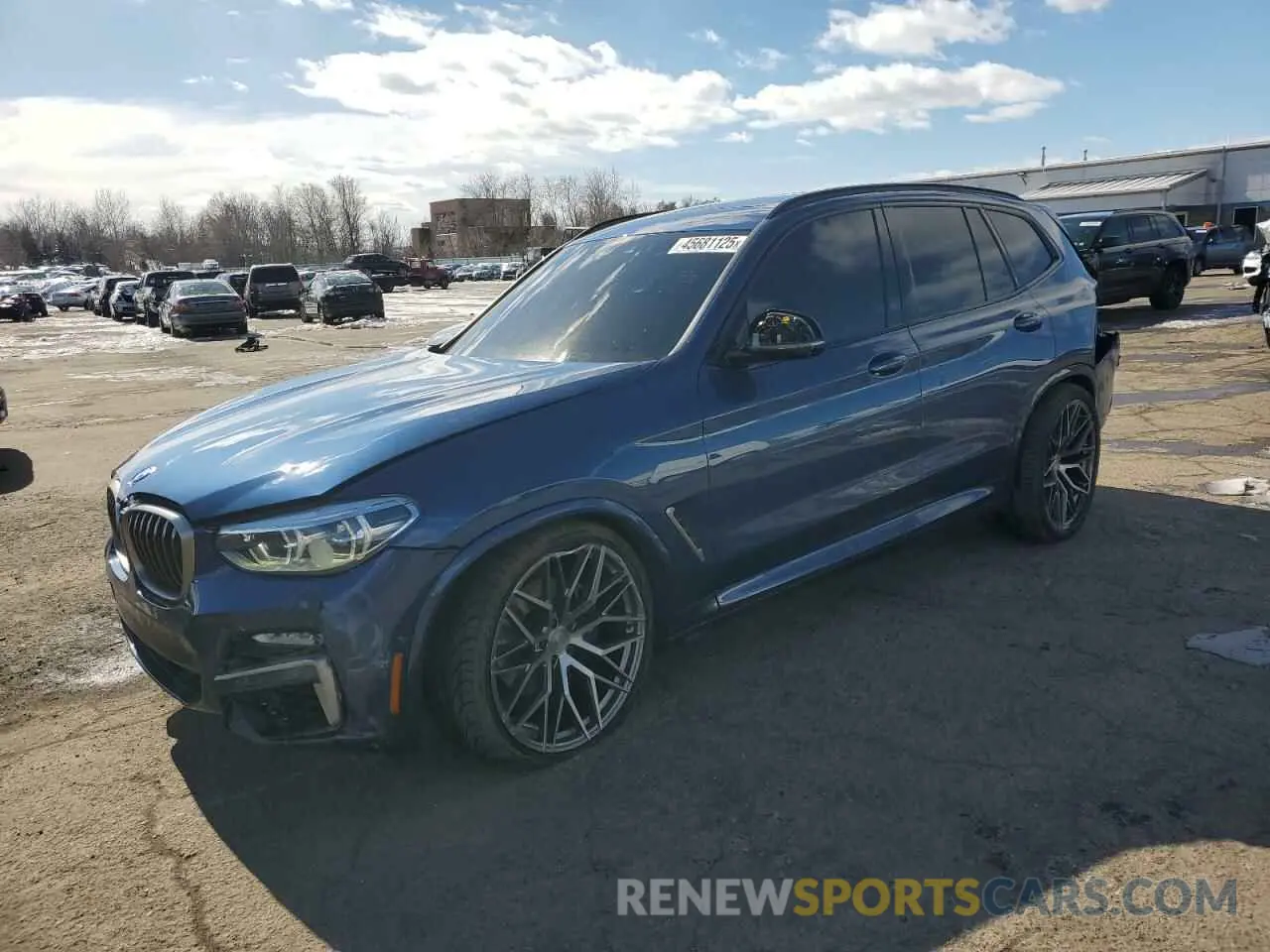 1 Photograph of a damaged car 5UXTS3C53KLR73700 BMW X3 2019