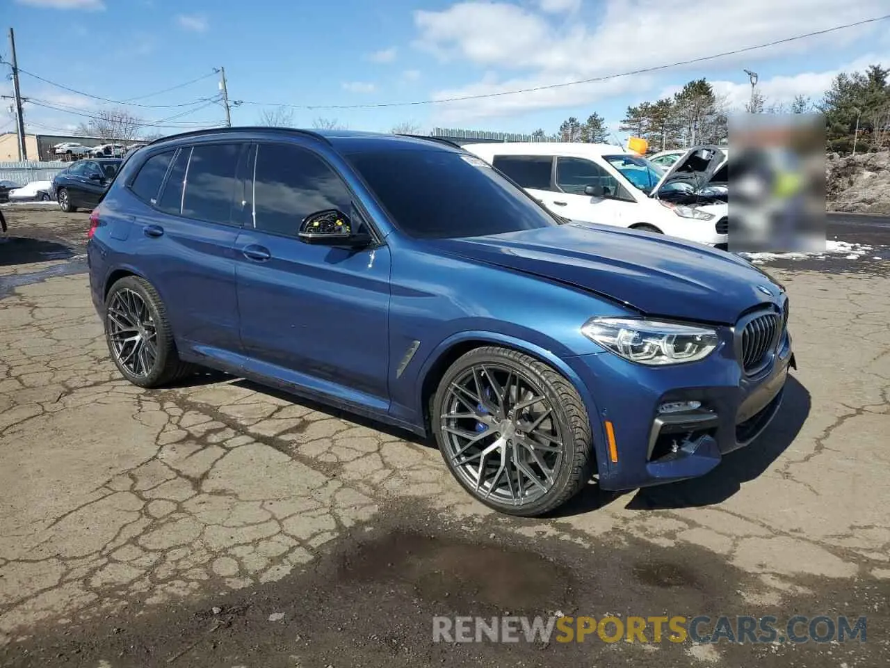 4 Photograph of a damaged car 5UXTS3C53KLR73700 BMW X3 2019