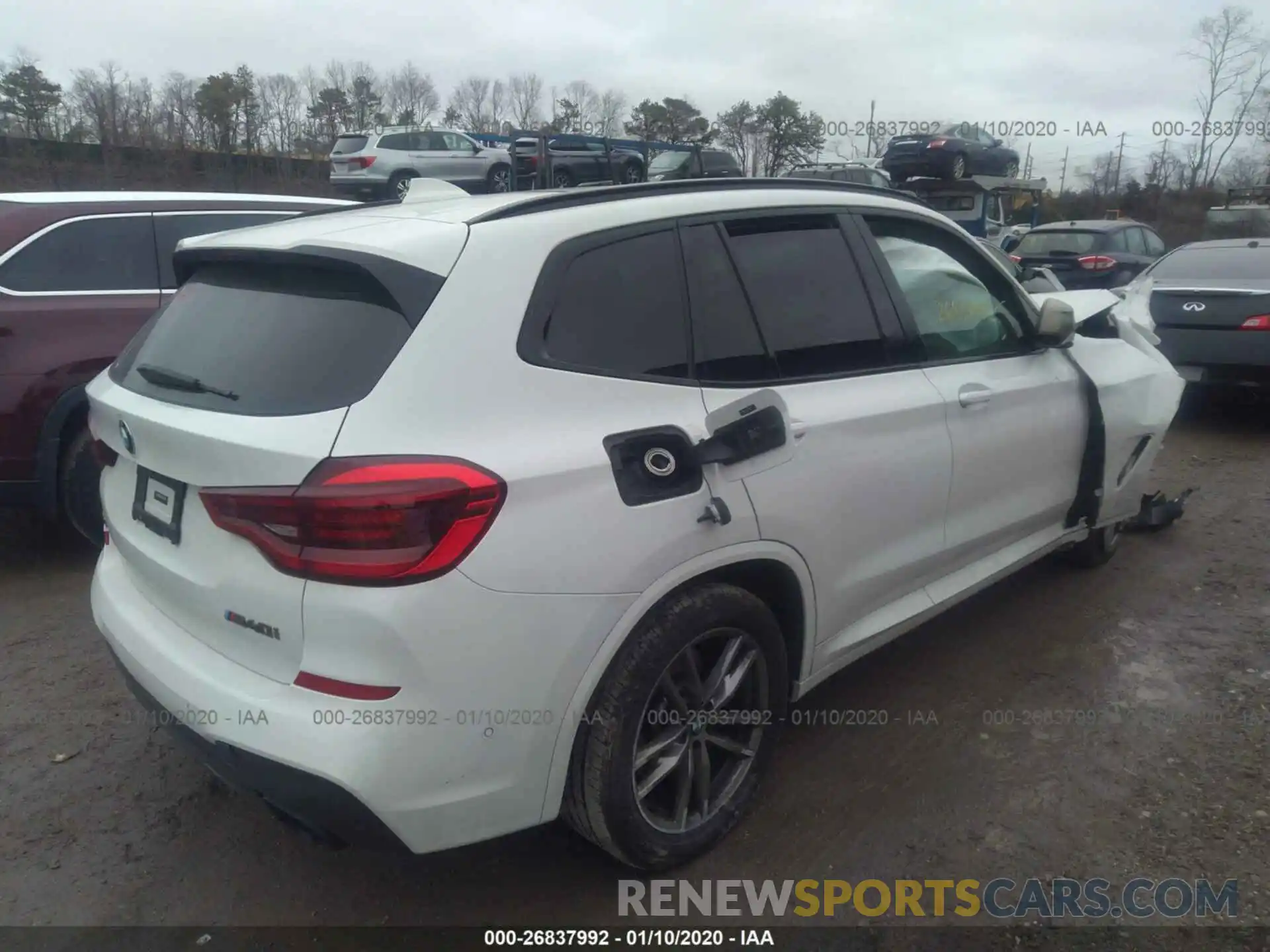 4 Photograph of a damaged car 5UXTS3C55K0Z07389 BMW X3 2019