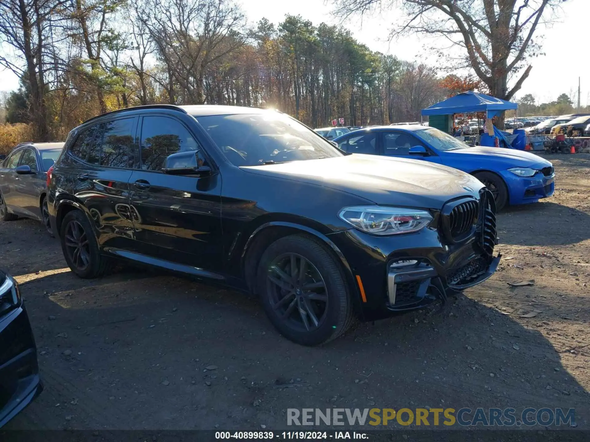 13 Photograph of a damaged car 5UXTS3C55KLR73522 BMW X3 2019