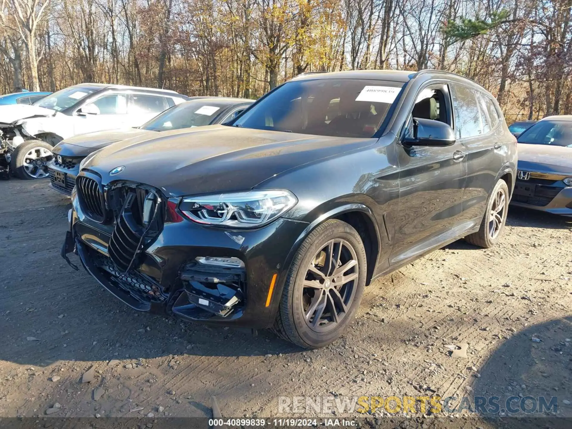 2 Photograph of a damaged car 5UXTS3C55KLR73522 BMW X3 2019