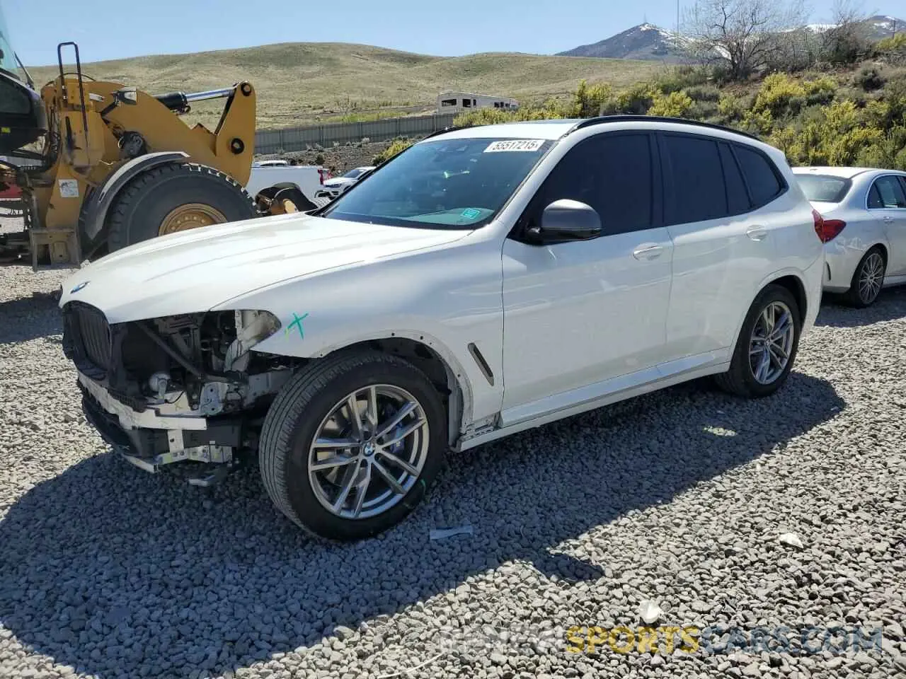 1 Photograph of a damaged car 5UXTS3C56K0Z07787 BMW X3 2019