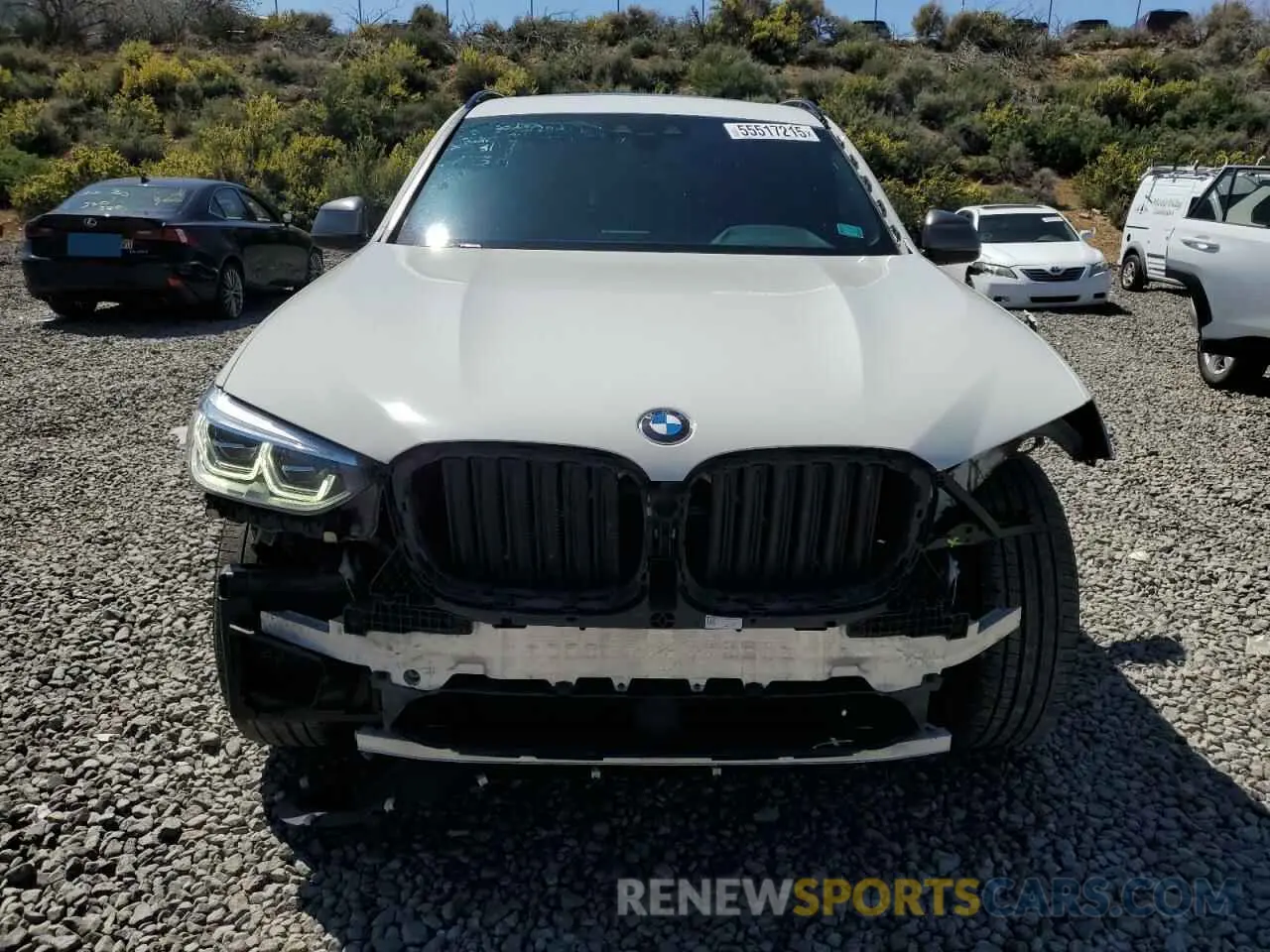 5 Photograph of a damaged car 5UXTS3C56K0Z07787 BMW X3 2019