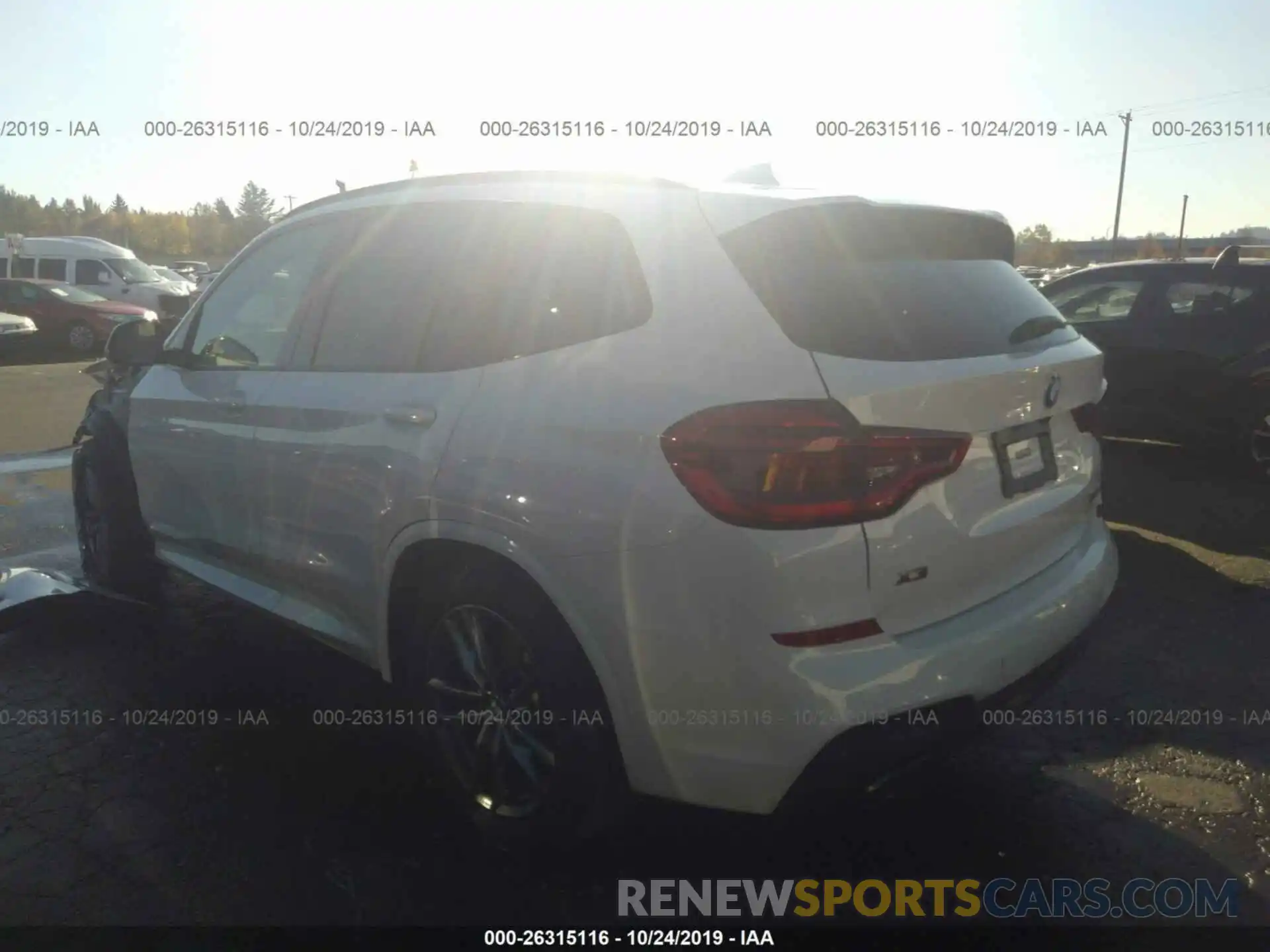 3 Photograph of a damaged car 5UXTS3C56K0Z08017 BMW X3 2019