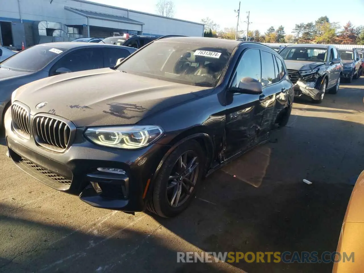 1 Photograph of a damaged car 5UXTS3C56K0Z08132 BMW X3 2019