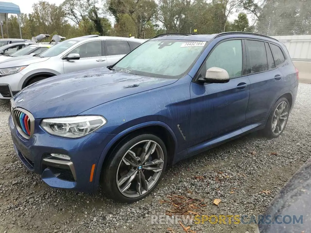 1 Photograph of a damaged car 5UXTS3C57K0Z03201 BMW X3 2019