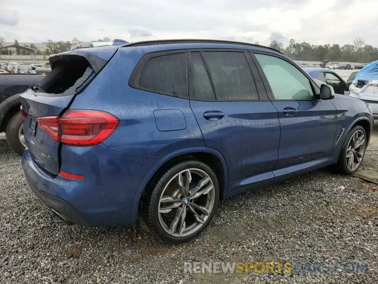 3 Photograph of a damaged car 5UXTS3C57K0Z03201 BMW X3 2019
