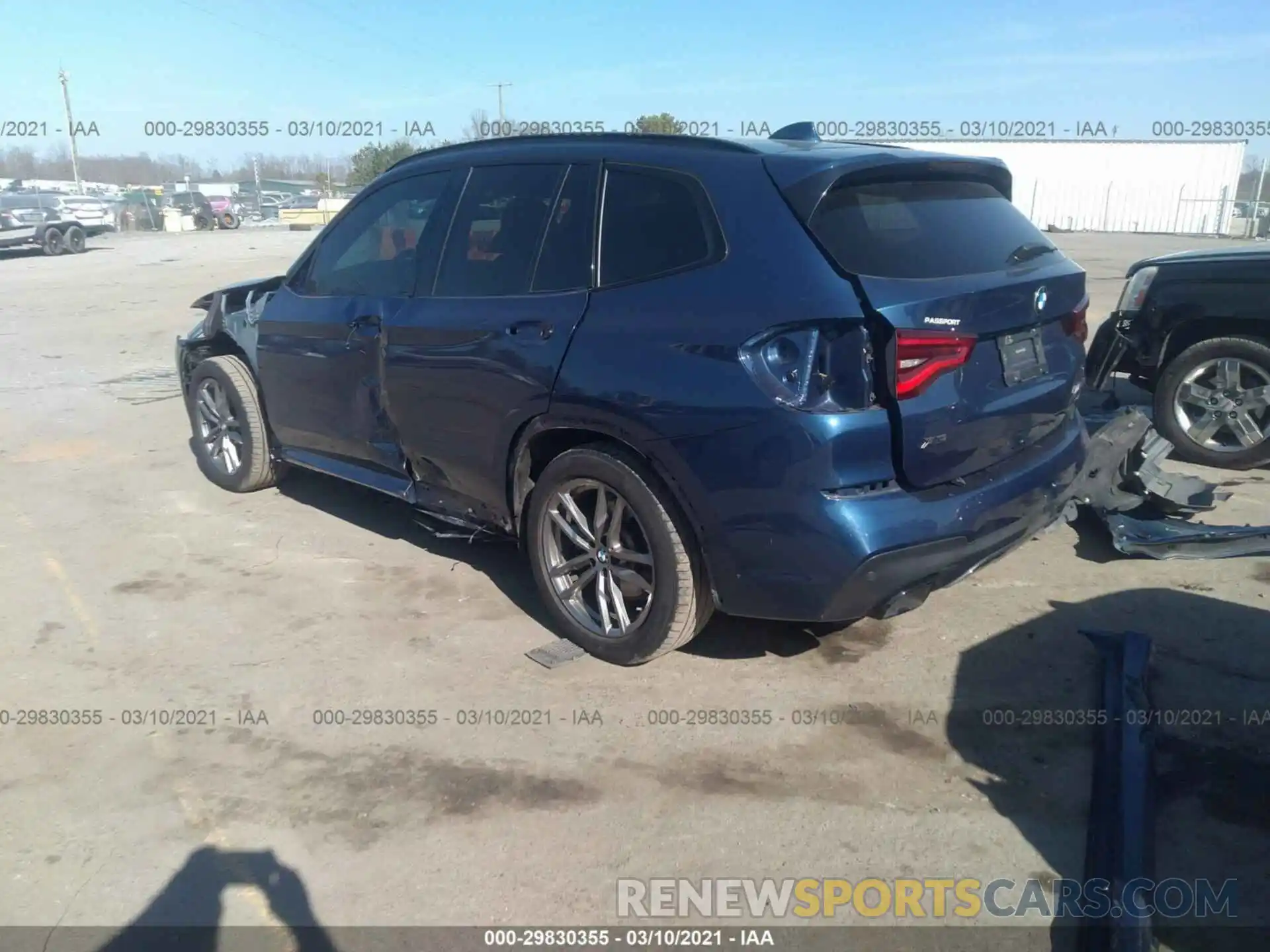 3 Photograph of a damaged car 5UXTS3C57K0Z07619 BMW X3 2019