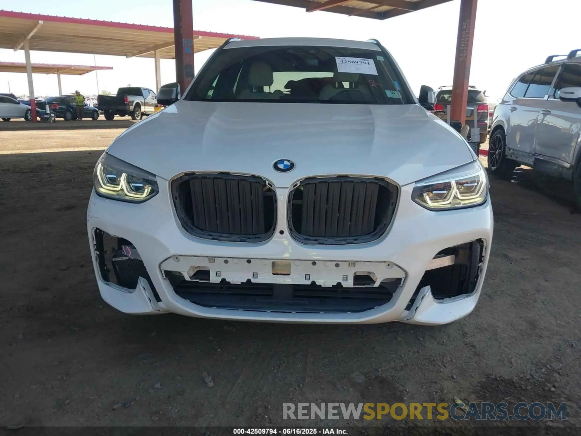 6 Photograph of a damaged car 5UXTS3C57K0Z09161 BMW X3 2019