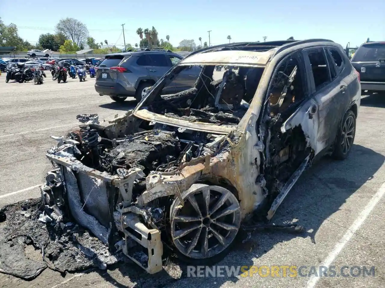 2 Photograph of a damaged car 5UXTS3C58K0Z07533 BMW X3 2019