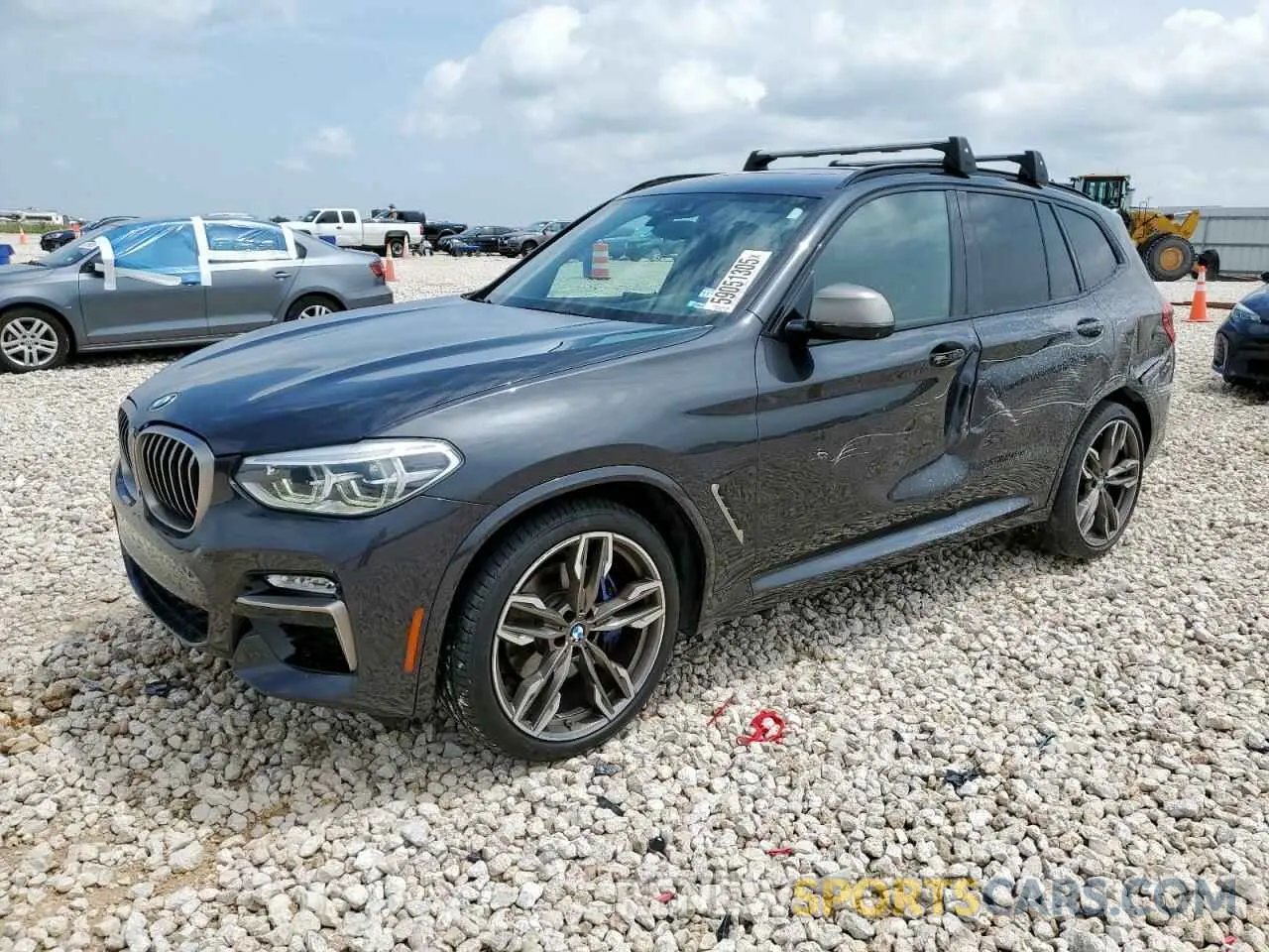1 Photograph of a damaged car 5UXTS3C59KLR73359 BMW X3 2019