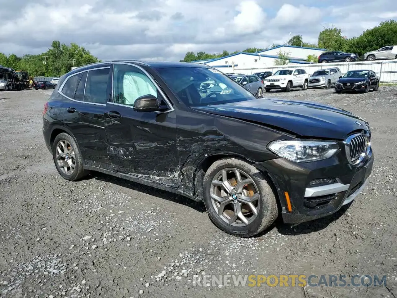 4 Photograph of a damaged car 5UXTS1C03L9D25025 BMW X3 2020